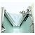 Borsa a Spalla Miu Miu con Catena in Cotone Azzurro Chiaro Argento Auth 118561SAM Blu chiaro - vista 23