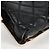 CHANEL Borsa a Spalla Matelassé con Catena in Pelle di Agnello Nera Oro CC Auth 125435SAM Nero D'oro - vista 9