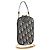 Borsa a catena Montaigne in tela Trotter Christian Dior blu navy oro Auth 146071SAM D'oro