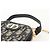 Borsa a catena Montaigne in tela Trotter Christian Dior blu navy oro Auth 146071SAM D'oro - vista 14