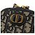 Borsa a catena Montaigne in tela Trotter Christian Dior blu navy oro Auth 146071SAM D'oro - vista 22