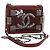 CHANEL Borsa a Catena Matelassé Boy Brick in Pelle di Agnello Bordeaux CC Auth 146080SM Bordò