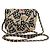 CHANEL Borsa a Spalla Matelassé con Catena Nylon Marrone Oro CC Auth 144002M D'oro