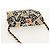 CHANEL Borsa a Spalla Matelassé con Catena Nylon Marrone Oro CC Auth 144002M D'oro - vista 6