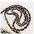 CHANEL Borsa a Spalla Matelassé con Catena Nylon Marrone Oro CC Auth 144002M D'oro - vista 8