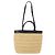 PRADA Borsa a Mano in Pelle di Paglia 2 in 1 Beige Nero Auth ka156V - vista 2