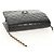 Bolso de cadena CHANEL de piel de cordero negro con cadena dorada CC Auth 148654SAM Dorado - vista 14