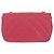 CHANEL Bolsa de Ombro Matelassé em Couro de Cordeiro Rosa Ouro CC Auth ka592SAM Dourado - vista 2