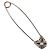 Chrome Hearts CH Plus Grande Spilla da Cravatta di Sicurezza Ag925 Argento Auth 143054SAM