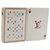 LOUIS VUITTON Multicolor Playing Cards Black White LV Auth 155330SAM