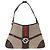 GUCCI Web Sherry Line Schultertasche Beige Silber Rot 114877 Auth yk19547 - Ansicht 2