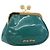 Portafoglio Miu Miu in Smalto Blu Turchese Oro Auth BA8464 D'oro