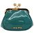 Portafoglio Miu Miu in Smalto Blu Turchese Oro Auth BA8464 D'oro - vista 2