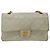 CHANEL Classico Matelassé 25 Borsa a Spalla con Catena Doppia in Pelle di Agnello Auth 29961V D'oro Blu chiaro - vista 13