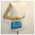 CHANEL Borsa a Mano in Pelle di Agnello Blu CC Auth hk455SAV - vista 24