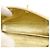 CHANEL Matelassé Schultertasche mit Drehverschluss aus Lammleder Gold CC Auth 31382V Golden - Ansicht 10