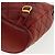 CHANEL Borsa a Mano Matelassé con Catena in Pelle di Agnello Rossa CC Auth 31892V Rosso - vista 16