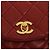 CHANEL Borsa a Mano Matelassé con Catena in Pelle di Agnello Rossa CC Auth 31892V Rosso - vista 18