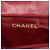 CHANEL Borsa a Mano Matelassé con Catena in Pelle di Agnello Rossa CC Auth 31892V Rosso - vista 20
