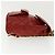 CHANEL Borsa a Mano Matelassé con Catena in Pelle di Agnello Rossa CC Auth 31892V Rosso - vista 3