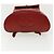 CHANEL Borsa a Mano Matelassé con Catena in Pelle di Agnello Rossa CC Auth 31892V Rosso - vista 5