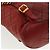 CHANEL Borsa a Mano Matelassé con Catena in Pelle di Agnello Rossa CC Auth 31892V Rosso - vista 8
