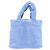 PRADA Borsa a Mano Terry 2 in 1 Azzurro Chiaro Nero Auth 47188SAV Blu chiaro - vista 2