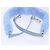PRADA Borsa a Mano Terry 2 in 1 Azzurro Chiaro Nero Auth 47188SAV Blu chiaro - vista 23