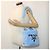 PRADA Borsa a Mano Terry 2 in 1 Azzurro Chiaro Nero Auth 47188SAV Blu chiaro - vista 24