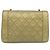 CHANEL Borsa a Spalla con Catena Matelassé e Chiusura a Girello in Pelle di Agnello Oro CC Auth 51274SAM D'oro - vista 2