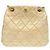 CHANEL Borsa a Spalla Matelassé in Pelle con Catena Dorata CC Auth 53015SAM D'oro - vista 13