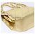 CHANEL Borsa a Spalla Matelassé in Pelle con Catena Dorata CC Auth 53015SAM D'oro - vista 16