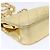 CHANEL Borsa a Spalla Matelassé in Pelle con Catena Dorata CC Auth 53015SAM D'oro - vista 18