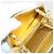 CHANEL Borsa a Spalla Matelassé in Pelle con Catena Dorata CC Auth 53015SAM D'oro - vista 21