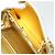 CHANEL Borsa a Spalla Matelassé in Pelle con Catena Dorata CC Auth 53015SAM D'oro - vista 22