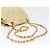 CHANEL Borsa a Spalla Matelassé in Pelle con Catena Dorata CC Auth 53015SAM D'oro - vista 7