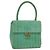 CHANEL Borsa a Mano in Camoscio Verde CC Auth 68731SAV