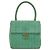 CHANEL Borsa a Mano in Camoscio Verde CC Auth 68731SAV - view 13