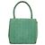 CHANEL Borsa a Mano in Camoscio Verde CC Auth 68731SAV - view 2