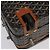Maleta GOYARD Herringbone Trolley PM en PVCCanvas marrón Auth mr552SAM Castaño - vista 18