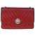 CHANEL Borsa a Spalla con Catena V Stitch in Pelle di Agnello Rossa CC Auth 102030SAM Rosso - vista 13