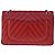 CHANEL Borsa a Spalla con Catena V Stitch in Pelle di Agnello Rossa CC Auth 102030SAM Rosso - vista 2