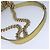 CHANEL Borsa a Spalla Boy Chanel Matelassé Catena Patente Oro CC Auth 106721SAM D'oro - vista 7