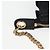 CHANEL Borsa a Mano con Catena in Pelle di Agnello Nera Oro CC Auth yk18016M Nero D'oro - vista 21
