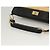 CHANEL Borsa a Mano Choco Bar in Pelle di Agnello Beige Nera CC Auth 123516V Nero - vista 7