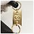 CHANEL Borsa a Mano Choco Bar in Pelle di Agnello Beige Nera CC Auth 123516V Nero - vista 9