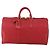 LOUIS VUITTON Epi Keepall 50 Borsa Boston Rossa M42967 LV Auth 155329V Rosso - vista 12