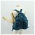 Zaino in pelle Balenciaga blu argento 326404 Auth 165396V - vista 32