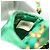 CHANEL Mini Matelassé Borsa a Spalla con Catena Satin Verde Oro CC Auth 51271V D'oro - vista 11