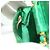 CHANEL Mini Matelassé Borsa a Spalla con Catena Satin Verde Oro CC Auth 51271V D'oro - vista 22